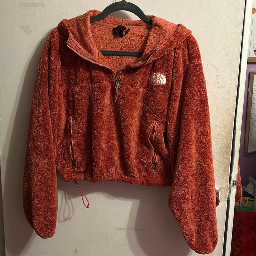 North face crop sweater